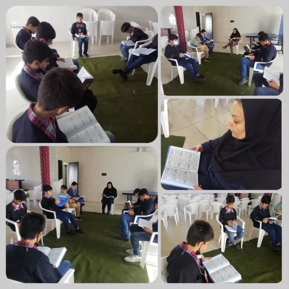 محفل انس با قرآن دبستان هامون